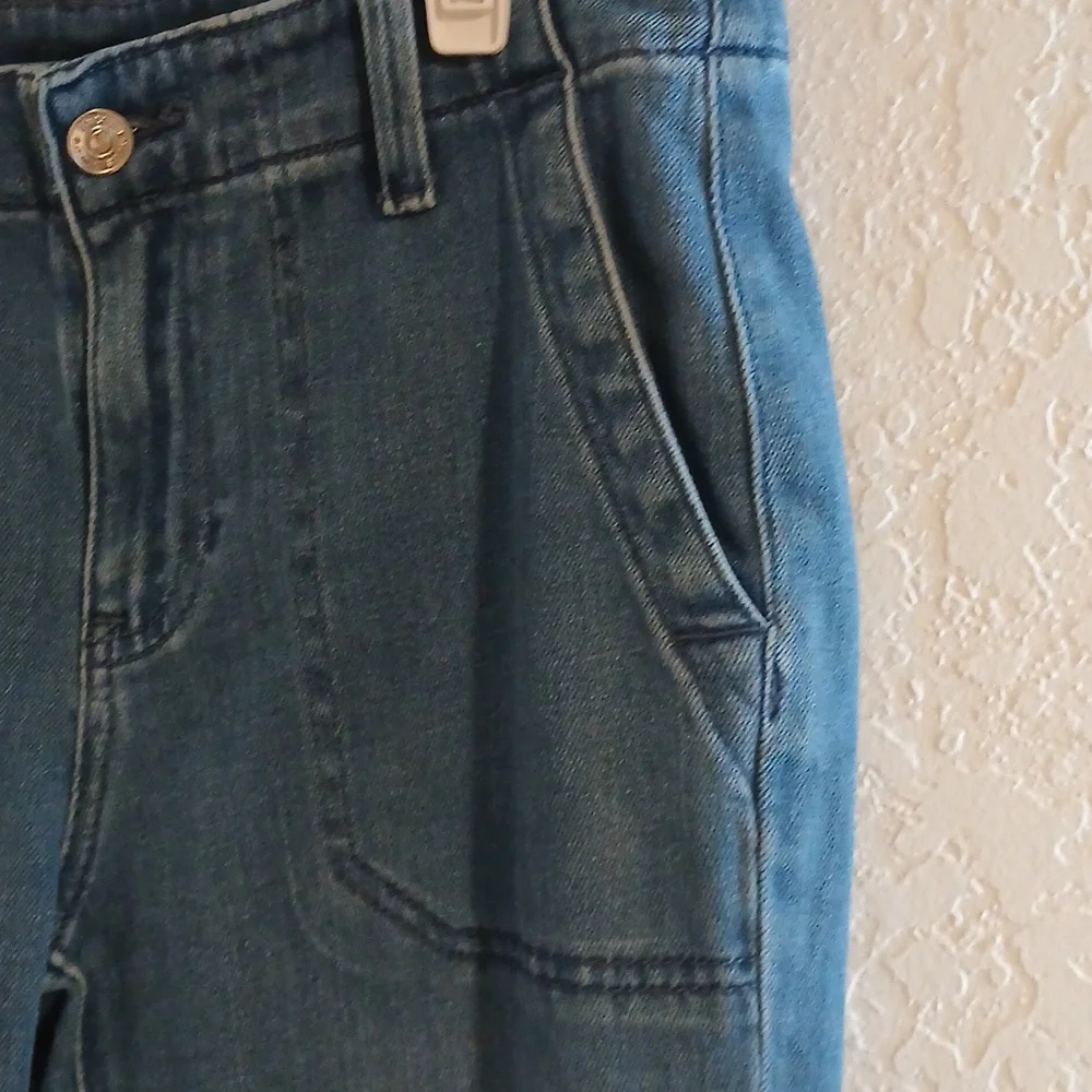 Chico's Blue Cropped Jeans US Size 2 - Picture 3 of 7